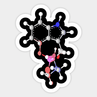 Psilocybin Molecule Sticker